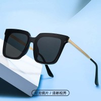 潮流海洋片太阳镜 方型TR透明墨镜大框尼龙镜片遮脸显瘦遮阳眼镜 一副也是批发价